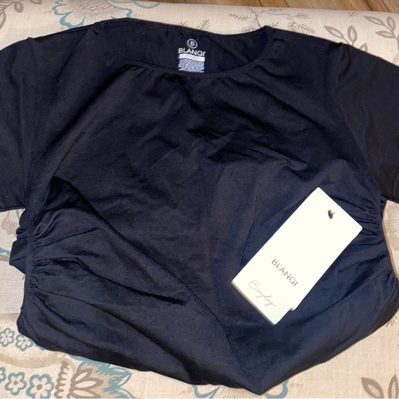 NWT BLANQI EVERYDAY BLACK CAP SLEEVE MIDI MATERNITY DRESS💕🖤💖 SIZE SMALL - Picture 5 of 10